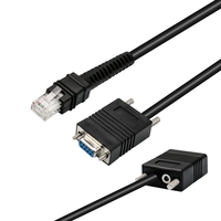 Escáner de código de barras profesional de cobre puro personalizado OEM RS232 serie a RJ50 Cable DE DATOS Qr Cable de lector de código para Zebra Li3608