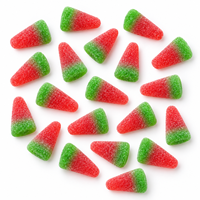 Bonbons Gélifiés Pastèque Personnalisés Marque Privée Halal Bonbons Gélifiés aux Fruits Acidulés Vente en Gros Fabricant Fabriqué en Chine Bonbons pour Enfants