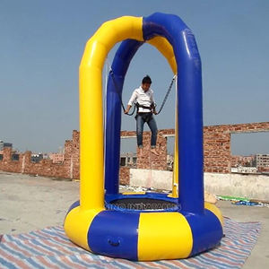 Trampolín Inflable de 16 Pies de Altura para Niños y Adultos <span class=keywords><strong>con</strong></span> Arnés y Cinturón de Seguridad en Venta de la Fábrica Sino Inflatables - Product Image 1