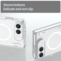 Étui pour iPhone Duo, coque de téléphone portable magnétique robuste pour iPhone Duo avec protection de charnière pliable LM022