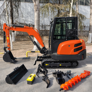 จัดส่งฟรี EPA/CE รถขุดขนาดเล็ก 1.7 ตัน 1.8 ตัน 2 ตัน HS รถขุดอเนกประสงค์ - Product Image 3