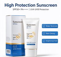 Crème solaire minérale teintée personnalisée à étiquette privée SPF 50 |   Teinte Moyenne à Bronzante