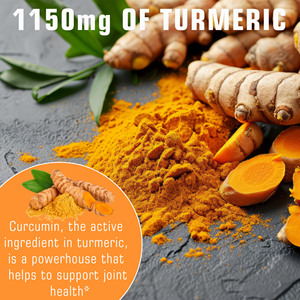 Bestselling Product Turmeric Ginger Tablets with Black Pepper Fruit and Turmeric Powder Supports Cardiovascular Health Turmeric - Product Image 5