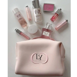 Factory Custom LOGO Neoprene Travel <strong>Toiletry</strong> Bag For Purse Personalized Makeup Pouch <strong>Gifts</strong> For Girls Beauty Organizer Case - Product Image 3