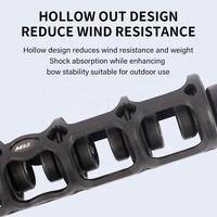 Stabilisateur de tir à l'arc SPG pour arches composées, recurves et longbows – Amortisseur de vibrations en métal pour entraînement et chasse