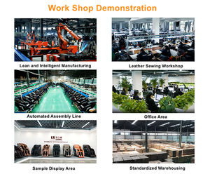 LEERCON Fauteuil de massage commercial de haute qualité, intelligent, électrique, à commande par pièces, billets et cartes de crédit, avec fonction vocale, en cuir PU, pour centre commercial - Product Image 4