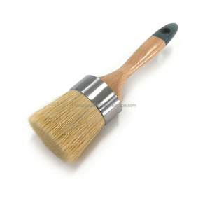 WM1618a Pinceau à craie et cire de 50 mm pour meubles, petit pinceau ovale <span class=keywords><strong>rond</strong></span> à poils mixtes pour la <span class=keywords><strong>peinture</strong></span> ou l'épilation à la cire - Product Image 4