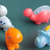 Mignon Simulation Dinosaure Figurines Miniature À La Main Bricolage Dinosaure Statue Artisanat En Plein Air Fée Jardin Ornement Enfants Cadeau