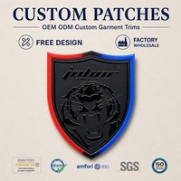 Écussons personnalisés durables en TPU, transfert thermique 3D, logo pour vêtements, vêtements de sport, chapeaux, sacs, équipements