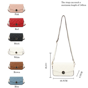 Bolso Bandolera para Mujer Baellerry, Color Blanco Hueso, Acolchado, con Cierre Magnético, Horizontal, Cuadrado, para Uso Diario - Product Image 4