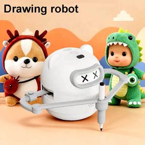 Robot de dibujo interactivo para pintor Montessori, tarjeta inteligente educativa, máquina de dibujo de reconocimiento de escaneo, juguete de aprendizaje de pintura - Product Image 2