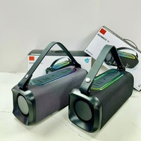 Haut-parleur sans fil portable X990, barre de son compacte avec microphone intégré, éclairage RGB, sangle d'épaule, lecteur de musique d'extérieur