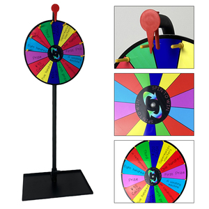Fortune Spinning Prize Win Manufacturer Juego de actividad de ventas <span class=keywords><strong>Rueda</strong></span> de premio de color redonda <span class=keywords><strong>Rueda</strong></span> de rifa - Product Image 5