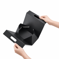 Boîte pliable triangulaire magnétique personnalisable en carton avec doublure en éponge, emballage multifonctionnel pour artisanat, cadeaux et soins de la peau, vente en gros