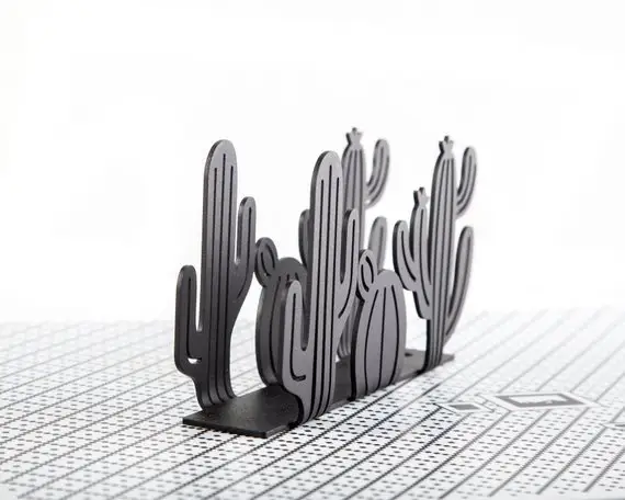 Cactus tabletop Tissue Holder Metal decorative or Home Kitchen Restaurant Napkin Holder