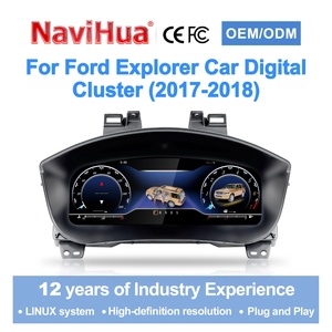 Navihua Digital Dashboard <b>Speedometer</b> Upgrade LCD Instrument Cluster <b>for</b> Ford Explorer 2017-2018 - Product Image 1