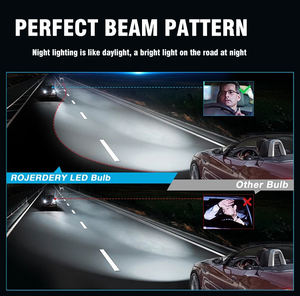 2026 de alta potencia 400W 60000lm tres tubos de cobre H7 H11 9005 9006 H4 luz LED de coche nuevas bombillas de faros LED automáticos para VW <span class=keywords><strong>Mini</strong></span> - Product Image 5