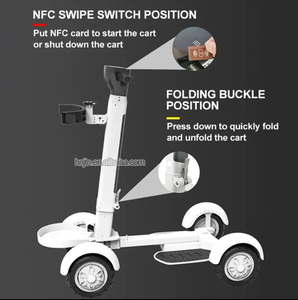 Vente directe usine 2024 : Trottinette électrique pliable à 4 roues 2000W, <span class=keywords><strong>Chariot</strong></span> de <span class=keywords><strong>golf</strong></span> électrique à 4 roues avec support pour sac de <span class=keywords><strong>golf</strong></span> - Product Image 4