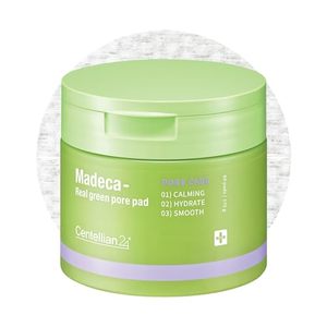 Almohadillas Exfoliantes Madeca Real Green Pore Pad, 60 Unidades, para Todo Tipo de Piel, Cuidado de la Nariz - Product Image 1