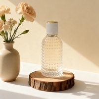 Flacon de parfum de luxe à fond épaissi avec logo personnalisé, boîte incluse, 30 ml, 50 ml, 100 ml, flacons de parfum en verre vides