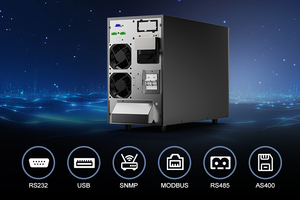 Long cycle de vie de la batterie monophasé 10kVA UPS alimentation de secours alimentation sans interruption intelligente batterie Lifepo4 externe intégrée - Product Image 4