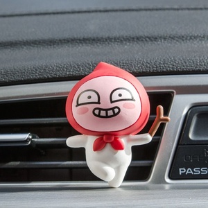 Personalizada de dibujos animados coreanos León melocotón estilo PVC juguetes para coche ambientador colgante adorno clip de perfume - Product Image 4