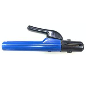 Soporte de electrodo de soldadura tipo Holland de alta calidad con mango azul para soldadura - Product Image 1