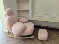 Ensemble de canapés relaxants pour salon de beauté, fauteuil de chambre individuelle, chaise longue de loisirs, chaise longue à bascule - Vente en gros