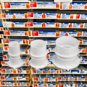 10-18cm PVC preburied tay áo không thấm nước trực tiếp tham gia vật liệu xây dựng uPVC nhựa - Product Image 4