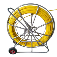 Tige de guidage en fibre de verre de 8 mm 100 m, tige de poussée en FRP, poussoir de câble pour la pose de câbles