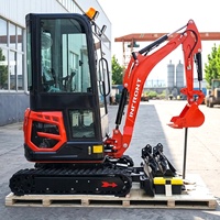 Mini-excavatrice sur chenilles Infront avec moteur Kubota 3,5 tonnes, certifiée EPA, pour travaux agricoles, livraison gratuite, prix pour mini-excavatrices de 1 et 2 tonnes