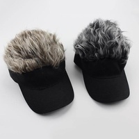 Gorra de Béisbol Personalizada con Visera y Peluca, Venta Caliente de Fábrica