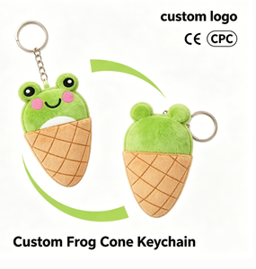 Llavero de Peluche Personalizado de <span class=keywords><strong>Anime</strong></span> con Diseño de Animal, Suave y Adorable, Relleno de Algodón PP, Unisex, para Niños, Regalos - Product Image 1