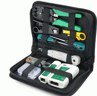 Kit d'outils pour équipement de fibre optique avec localisateur visuel de défauts et mesureur de puissance optique, sac à outils inclus