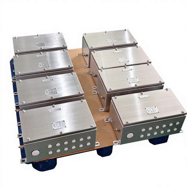 Ex Eb IIC T6 Gb Explosion Proof Junction Box SS316 IP66 Electrical Enclosure DC24V 5A Control Cabinet CE Certified Box