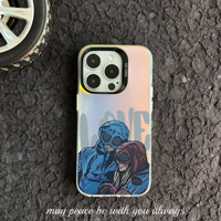 Coque de téléphone IMD Laser CP Company anti-chute et antichoc, style Ins, peinte par pulvérisation pour iPhone 17 16 15 14 Pro Max