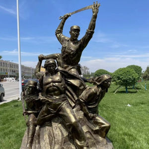 Özel antik çin bronz bahçe heykelleri açık pirinç heykel özel bronz antifinish bitirmek - Product Image 5