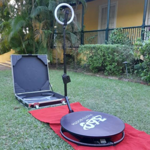 5-người 360 độ Video Photo Booth điều khiển từ xa kim loại xây dựng Ipad công cụ chụp sự kiện kích thước 100 cm trường hợp chuyến bay - Product Image 6