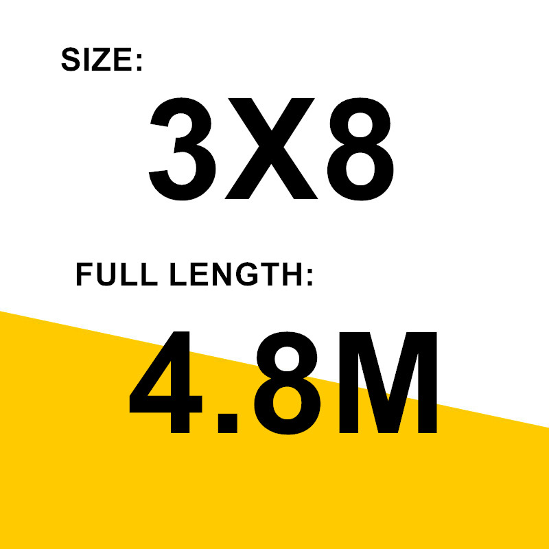 3x8  4.8m  3.2m Aluminum Extension Ladder