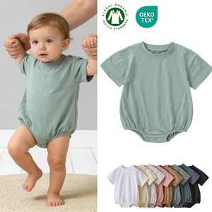 Combinaison bébé 100% coton biologique, vêtements bébé, barboteuse bébé oversize - Product Image 1