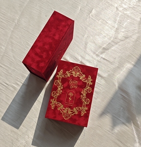 Invitación en Caja de Gamuza con <span class=keywords><strong>Diseño</strong></span> de La Bella y la Bestia, <span class=keywords><strong>Invitaciones</strong></span> de 15 Años en Acrílico con Forma de Domo, Caja de Regalo de Terciopelo - Product Image 6