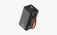 Chargeur externe ultra-mini 10000 mAh pour ordinateur portable, vente en gros d'usine OEM, avec port USB-C de charge rapide PD 45W intégré