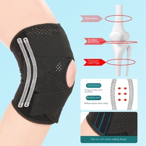 Menics OEM/ODM İnce Dizlik 3D Dokuma Ter Emici Kumaş Diz Desteği Yan Destekleyicilerle - Product Image 4