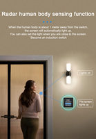 Lanbon L10 gran pantalla táctil LCD Tuya Smart Life interruptor inteligente 1 2 3 4 Gang interruptor de luz Smart Home Automation Wifi o Zigbee