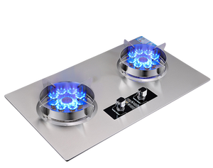 Özelleştirilebilir 5.2KW eko-akıllı 2 brülör LPG masa gaz sobası doğal gaz şiddetli yangın ev enerji tasarrufu elektrik pili - Product Image 1