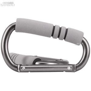 Mosquetón de esponja deportiva negro con resorte de <span class=keywords><strong>Metal</strong></span> de aleación de aluminio 12*140 en forma de D grande para minería con gancho de triciclo - Product Image 6