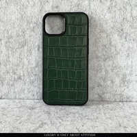 Coque pour iphone 13promax, antichoc, en cuir gaufré de crocodile, design élégant, nouvelle collection