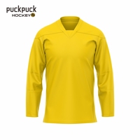 Jersey Hoki Tim Kustom Pria LETGOAL Berkualitas Tinggi, Cepat Kering, Bernapas, Grosir, Polos, Ukuran L