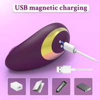Weiblicher Outdoor-Vibrator mit Fernbedienung, USB-Aufladbar, 10 Frequenzen, Saugfunktion, Täglich Wasserdicht, 40dB Geräuschpegel, 127g Leichtgewicht