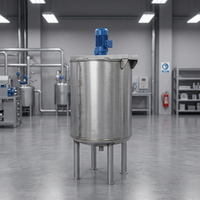 Machine à fabriquer du ghee de haute qualité en acier inoxydable, avec moteur, réservoir de mélange et de broyage, capacité de 100L à 5000L, mélange automatique